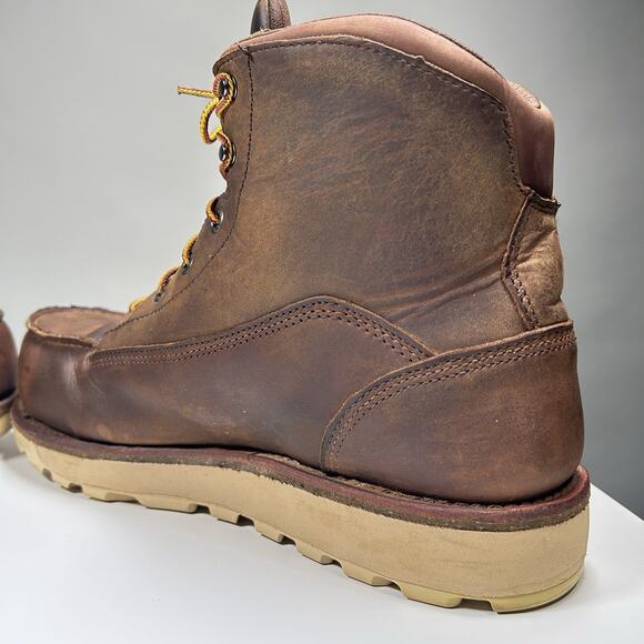 Red Wing 2440 Safety Toe Work Boots Men’s 12 EE Wide Moc Toe Leather main image 5